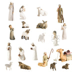 Premium Hand-Crafted Nativity Set- 20 Pieces, Manger & Stars Backdrop - Koda Fashion & Decor - Free Shipping