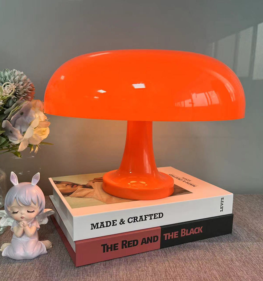 Nesso Replica Art Deco Mushroom Lamp - Orange | Dimmable Koda Store Australia