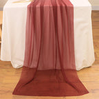 Whimsical Sheer Silk Chiffon Seamless Draping Table Runner - KODA STORE | Fashion x Homewares