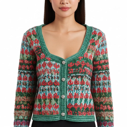 Rosette Radio Bloom Cardigan - Koda Store - Free Shipping