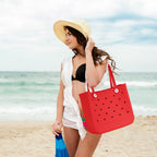 Red Waterproof EVA Beach Bag - Medium - Koda Fashion & Decor - Free Shipping