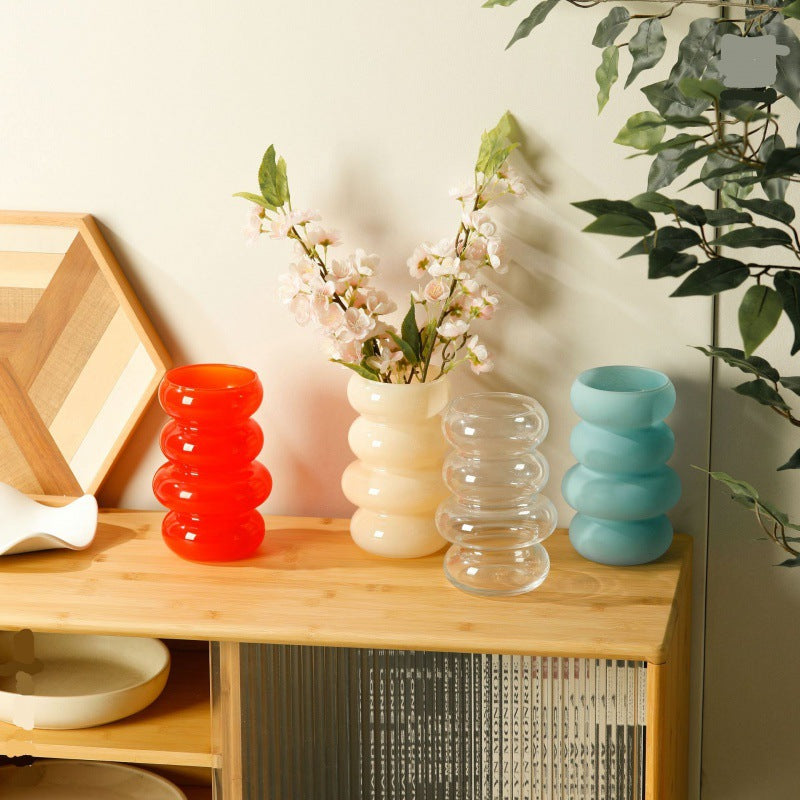 Nordic Tubular Coloured Glass Tabletop Vase Koda Store