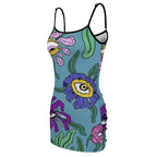 Nature's Seeing Eye Printed Mini Dress | Cultivated Charm For Your Closet & Crib | Free Global Shipping & 30 Day Returns | Women's apparel, jewellery, bags, eclectic home decor & gifting | Checkout Securely with Afterpay & PayPal.