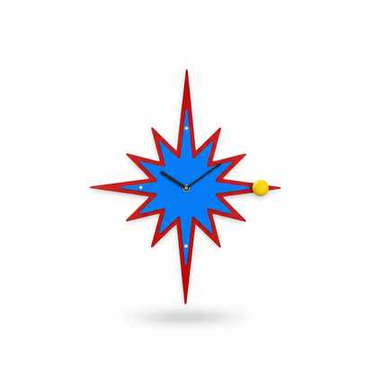 Electric Star Wall Clock