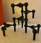 Stackable Molecular Structure Metal Taper Candle Holder Koda Store