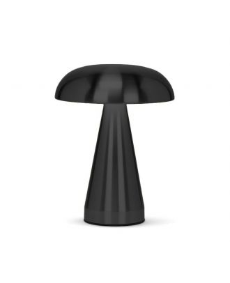 Metal Mushroom Cordless & Dimmable Tabletop Touch Lamp