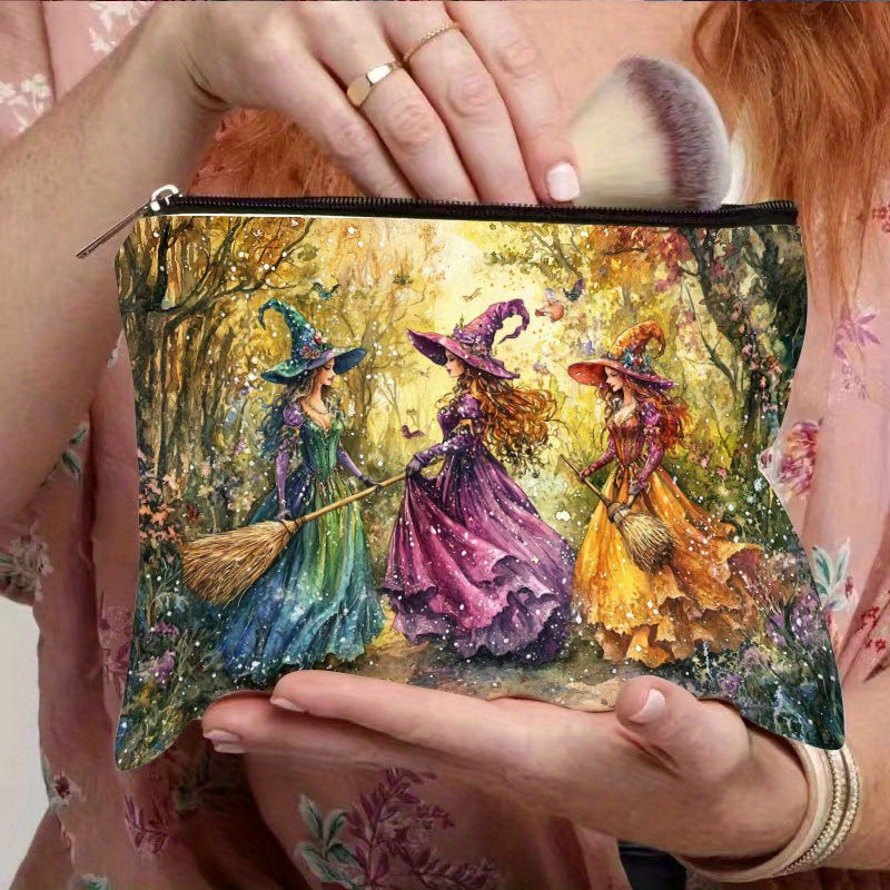 Three Witches Zipper Pouch - Cosmetics Case