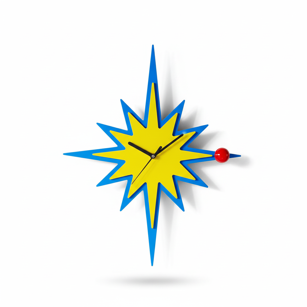 Electric Star Wall Clock