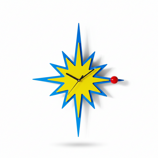 Electric Star Wall Clock