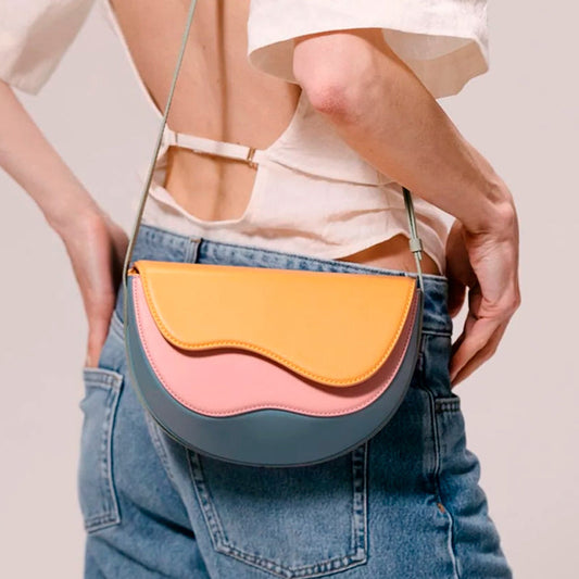 Wave Crossbody Saddle Bag - Caramel Koda Fashion & Decor