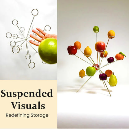 Fruit Bowl Explosion Stand – Fresh Produce Display Rack