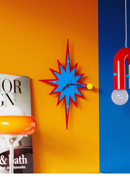 Electric Star Wall Clock