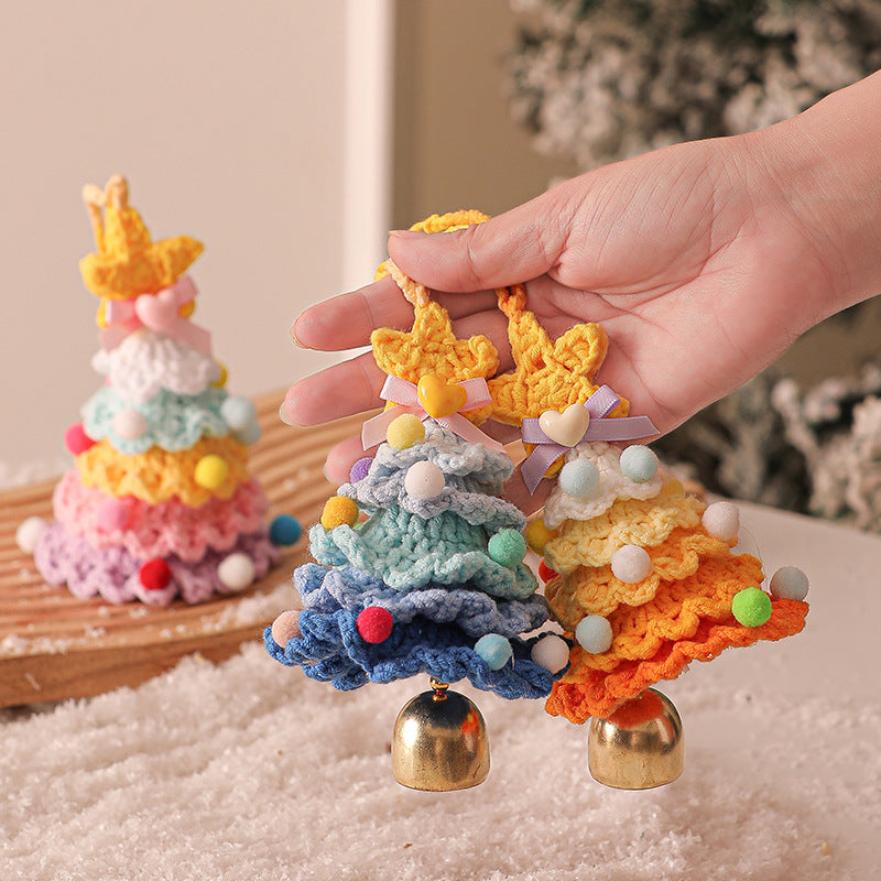 Pastel Knit Christmas Tree Ornaments - Koda Store - Free Shipping