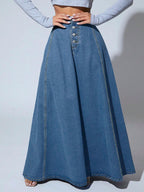 Meridian Denim Maxi Skirt Shop name