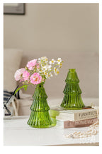 Glass Christmas Tree Vase Shop name