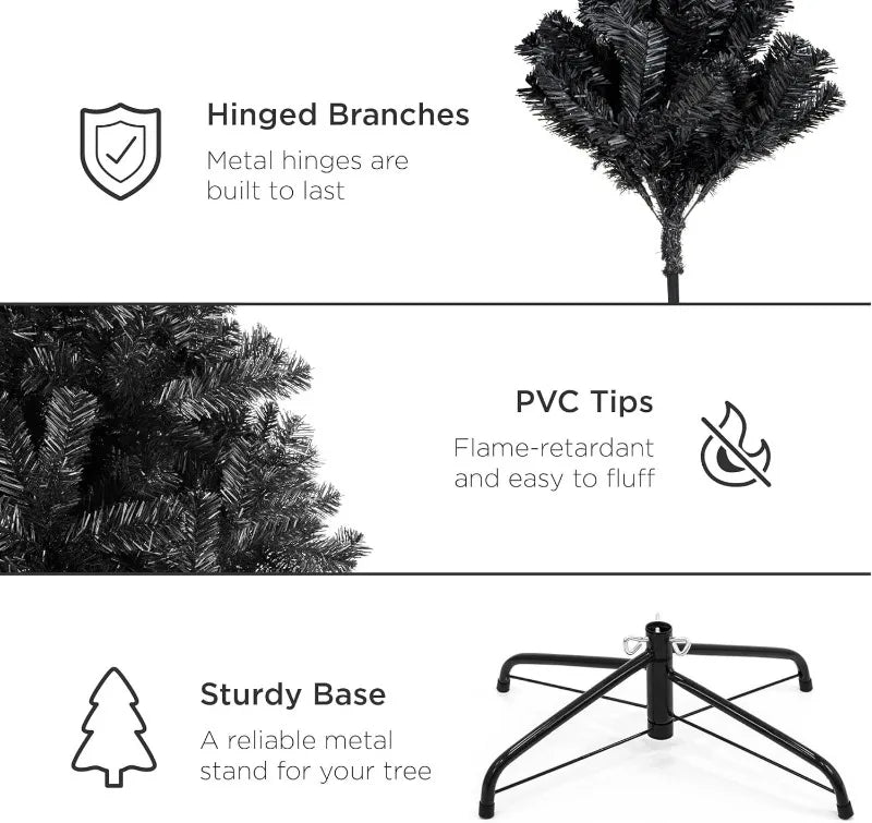 Black Christmas Tree 1.2M Shop name