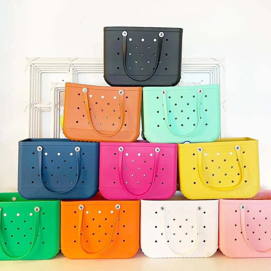 Orange Waterproof EVA Beach Bag XL.