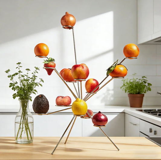 Fruit Bowl Explosion Stand – Fresh Produce Display Rack