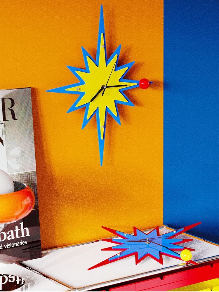 Electric Star Wall Clock
