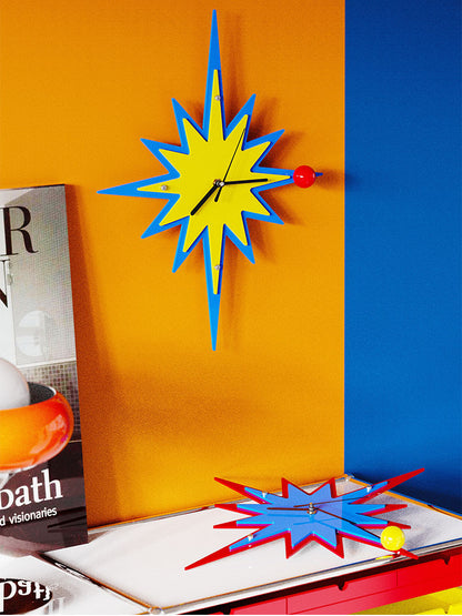 Electric Star Wall Clock