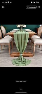 Whimsical Sheer Silk Chiffon Seamless Draping Table Runner - KODA STORE | Fashion x Homewares