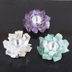 Natural Crystal Cluster Reiki Tealight Candle Holder Shop name