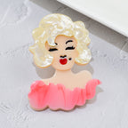 Marilyn Monroe Acrylic Brooch Shop name