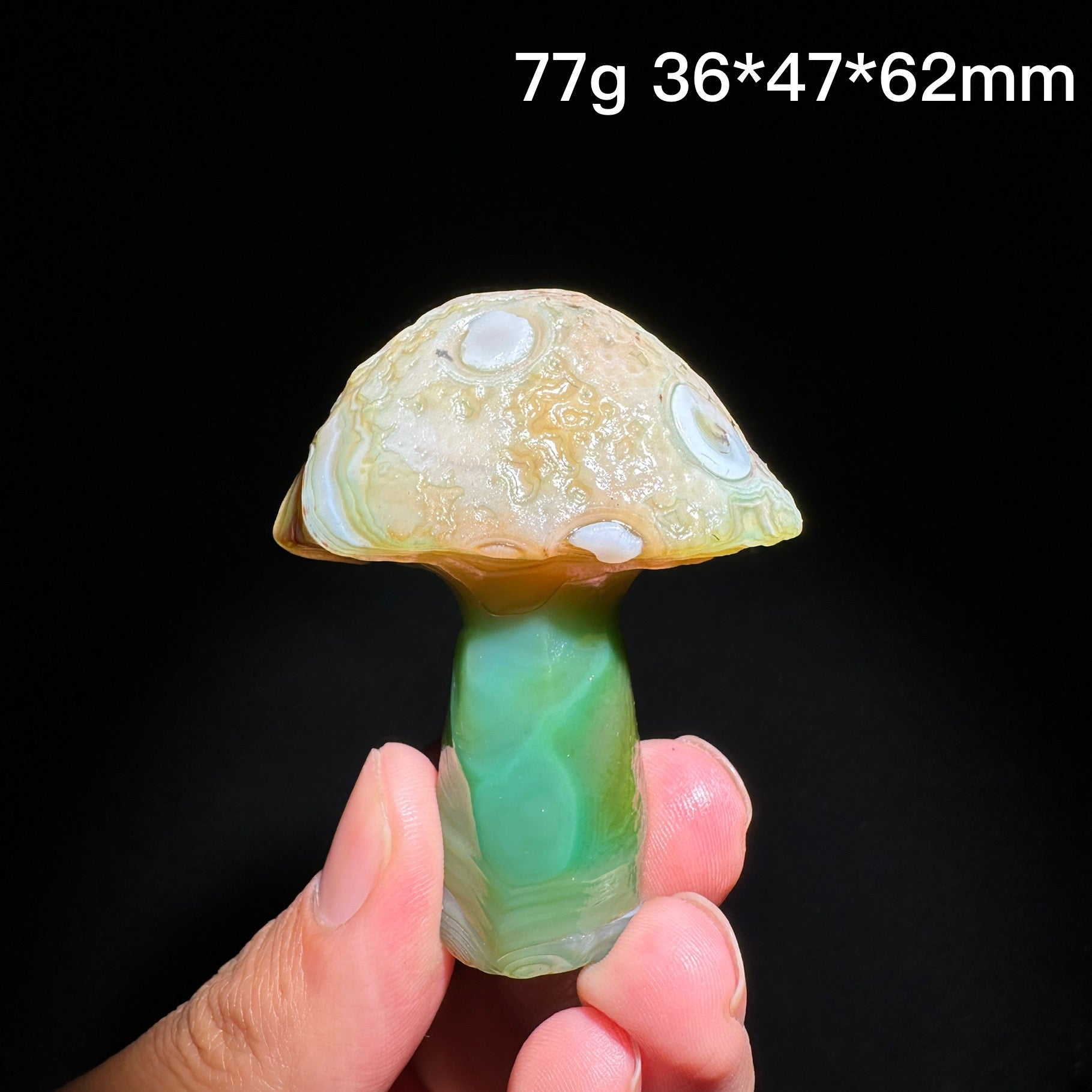 Natural Alxa Gobi Eye Agate Mushroom Healing Stone - KODA STORE | Fashion x Homewares