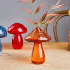 Fairy Mushroom Coloured Glass Vase Shop name