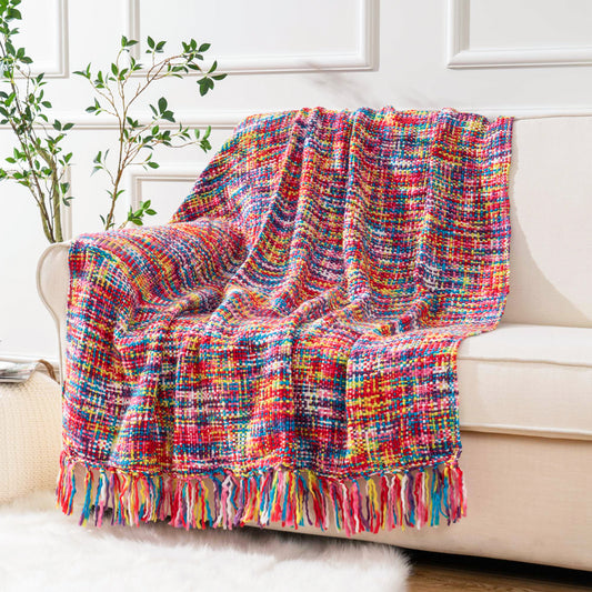 Crawford Tassel Knit Throw Blanket - KODA STORE | Fashion x Homewares