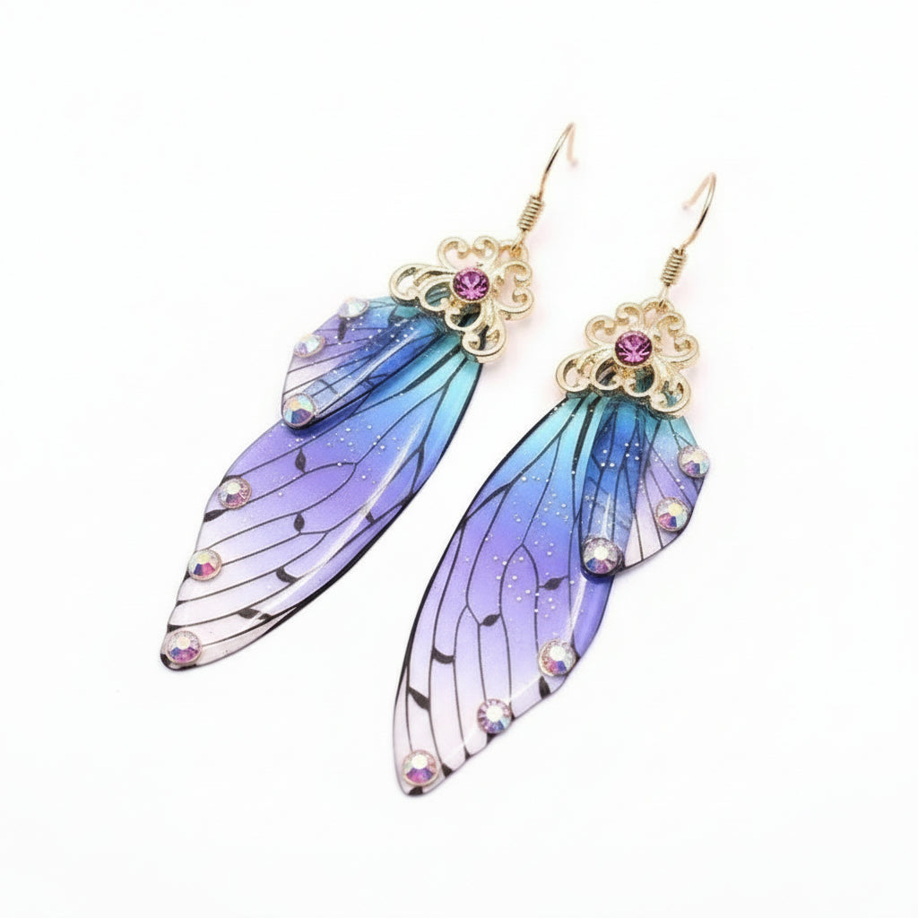 Dainty Fairy Wing Earrings - Koda - Women's Clothing, Accessories & Home - Free Shipping