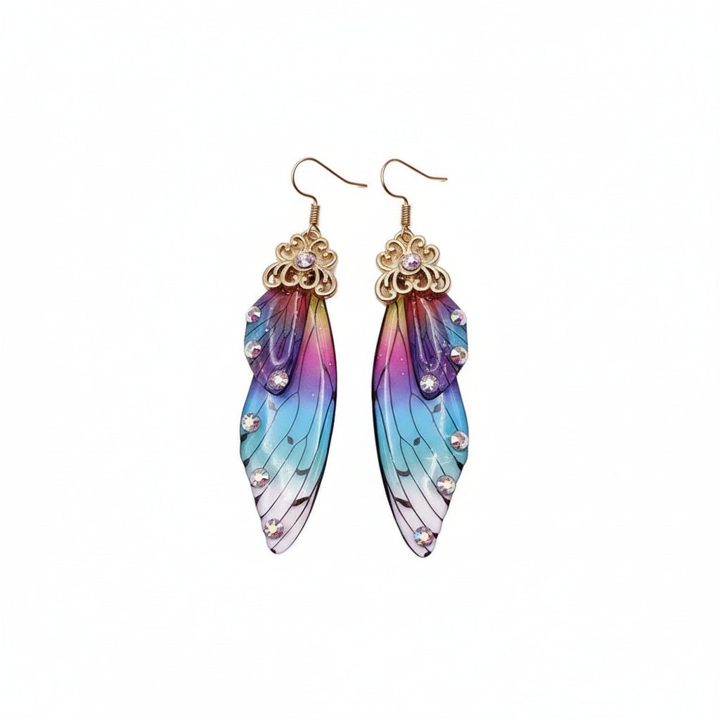 Dainty Fairy Wing Earrings - Koda - Women's Clothing, Accessories & Home - Free Shipping