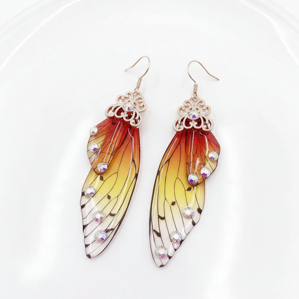 Dainty Fairy Wing Earrings - Koda - Women's Clothing, Accessories & Home - Free Shipping