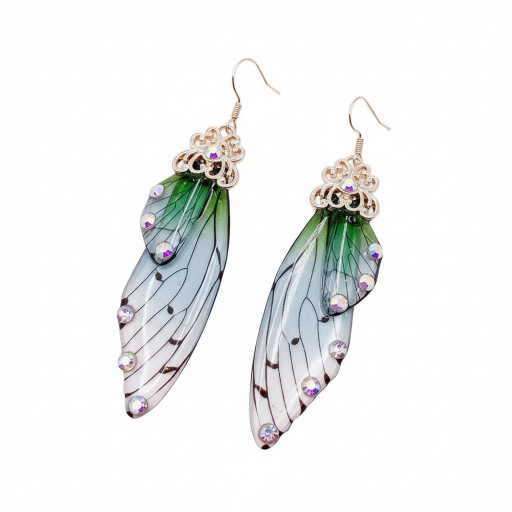 Dainty Fairy Wing Earrings - Koda - Women's Clothing, Accessories & Home - Free Shipping